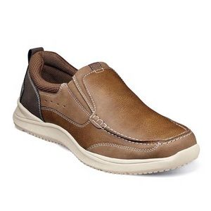 Nunn Bush Tan Conway Moc Toe Slip-On Shoes (USED).